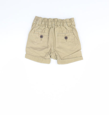 George Baby Beige   Cropped Trousers Size 9 Months