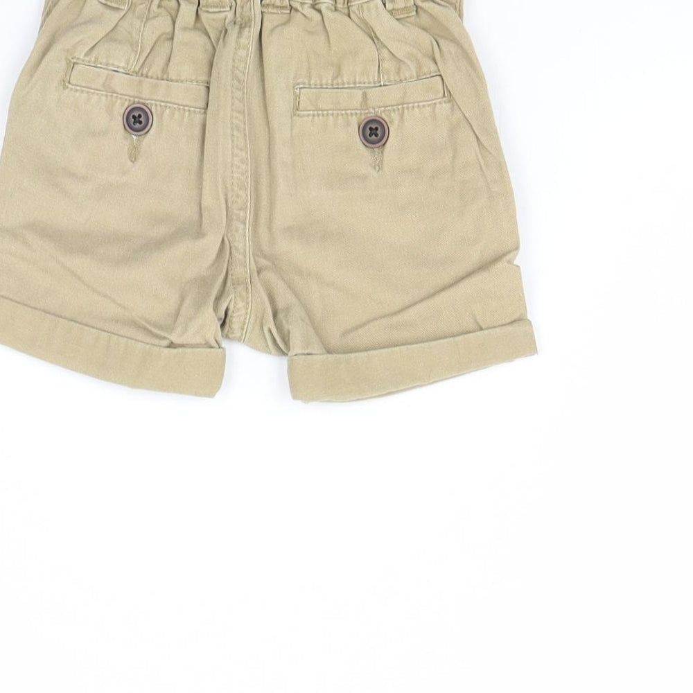 George Baby Beige   Cropped Trousers Size 9 Months
