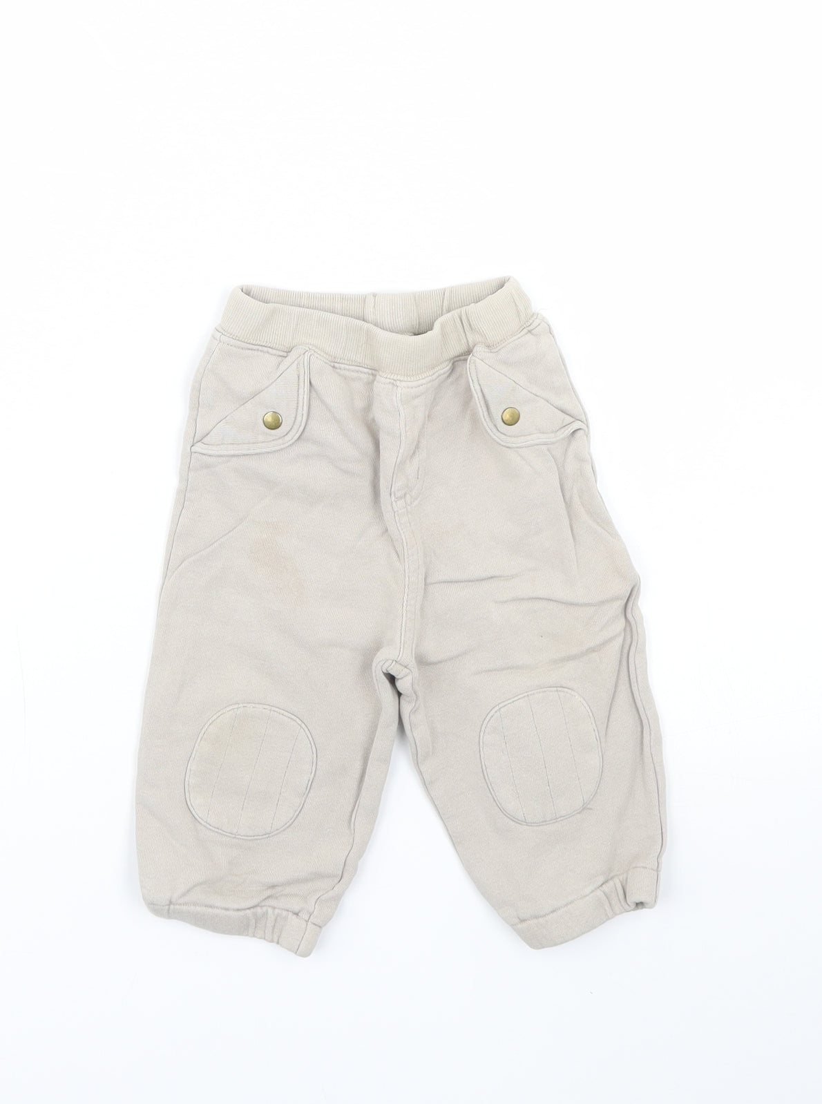 NEXT Baby Beige   Jogger Trousers Size 9 Months