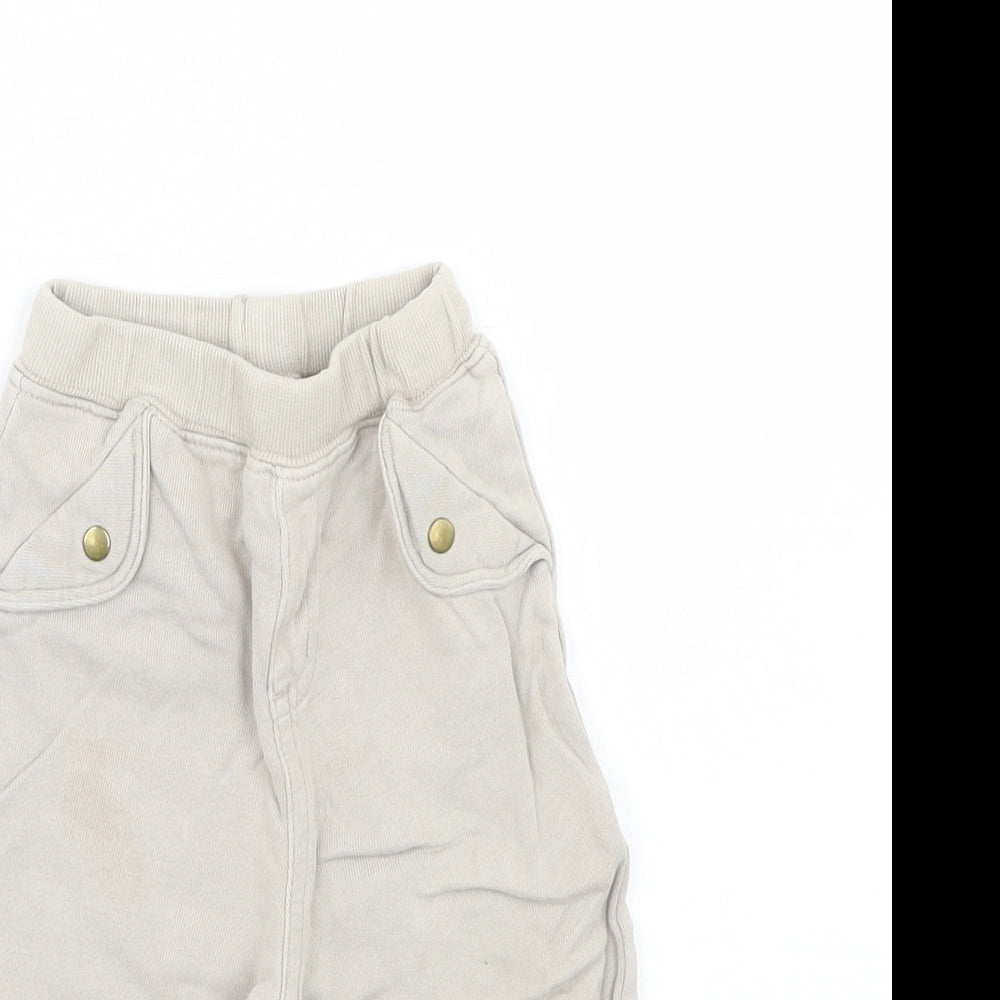 NEXT Baby Beige   Jogger Trousers Size 9 Months