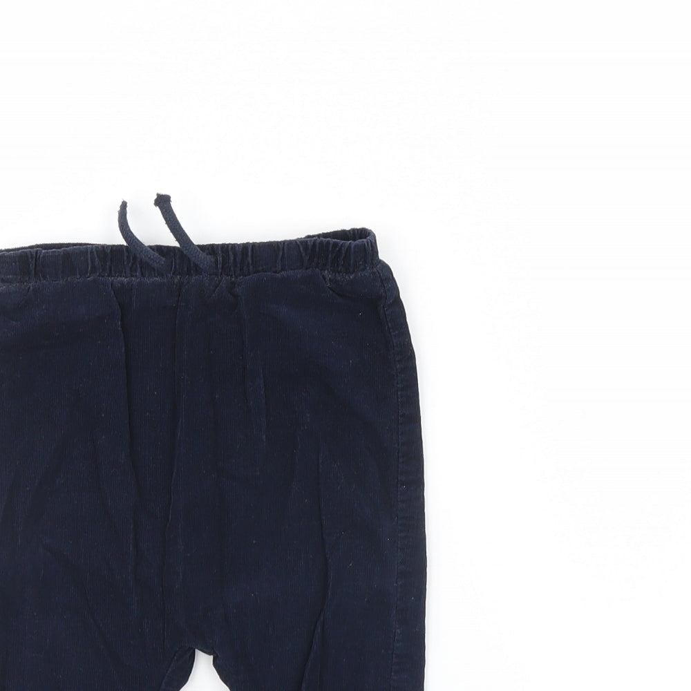 TU Baby Blue  Corduroy Jogger Trousers Size 9 Months