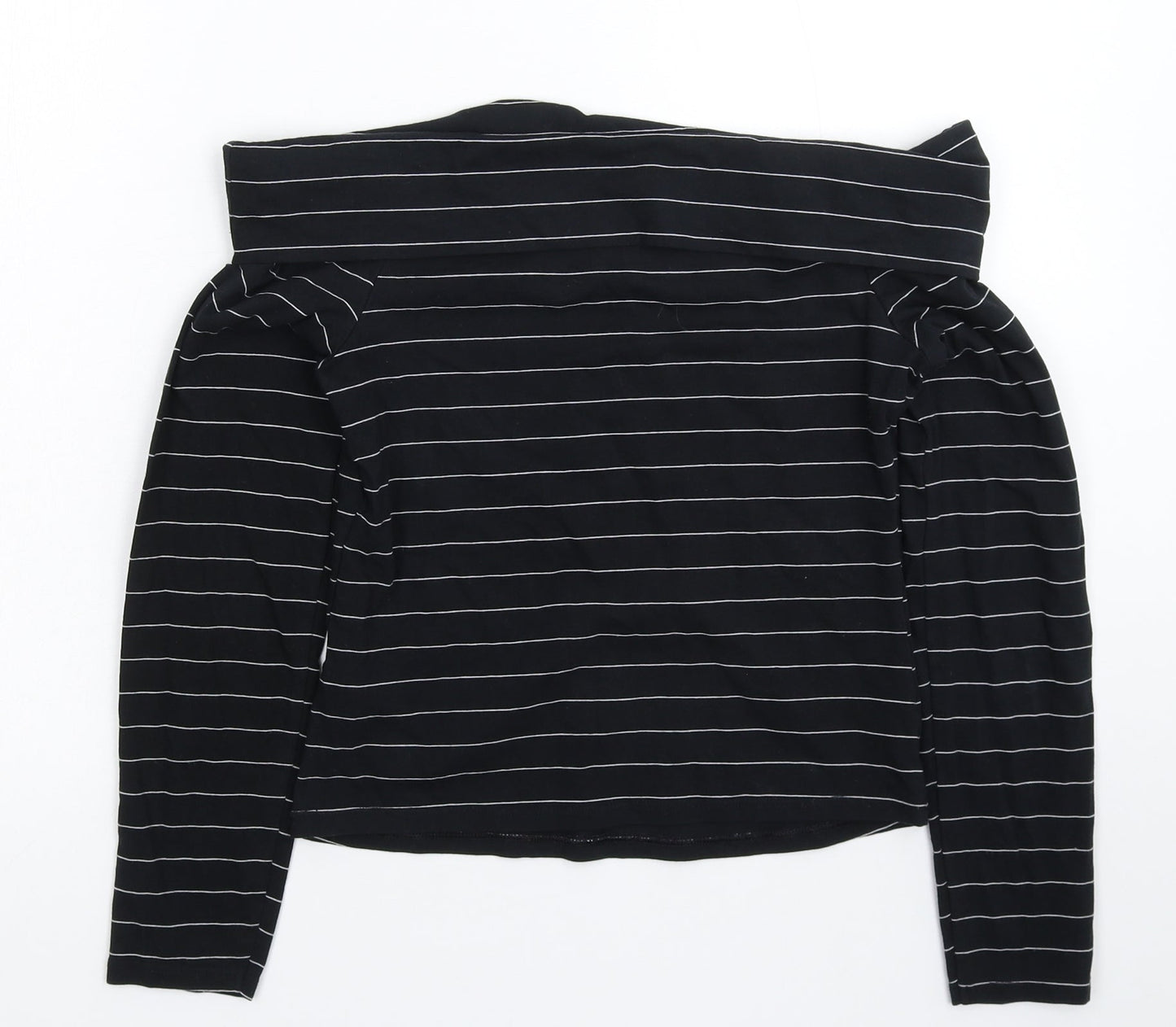 Miss Selfridge Womens Blue Striped  Pullover Sweatshirt Size 12