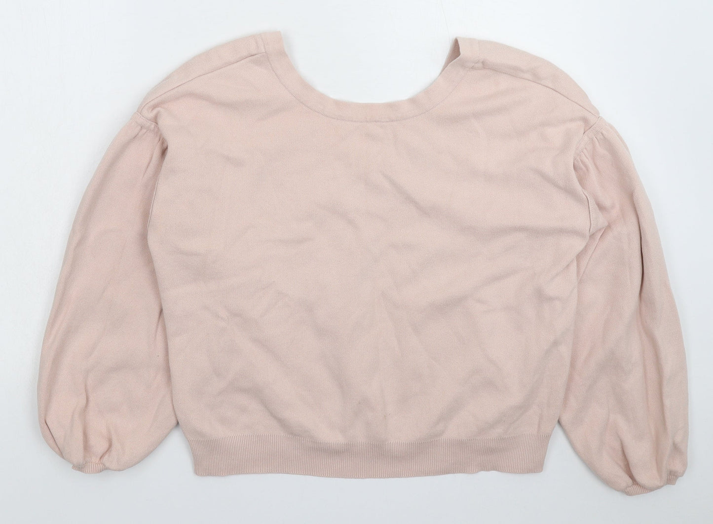 Womens UK Size 10 Topshop Pink Pullover Jumper