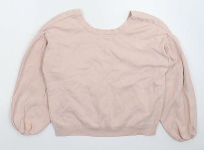 Womens UK Size 10 Topshop Pink Pullover Jumper
