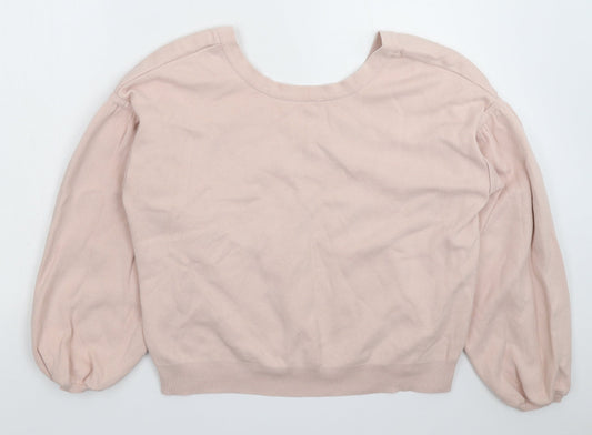 Womens UK Size 10 Topshop Pink Pullover Jumper
