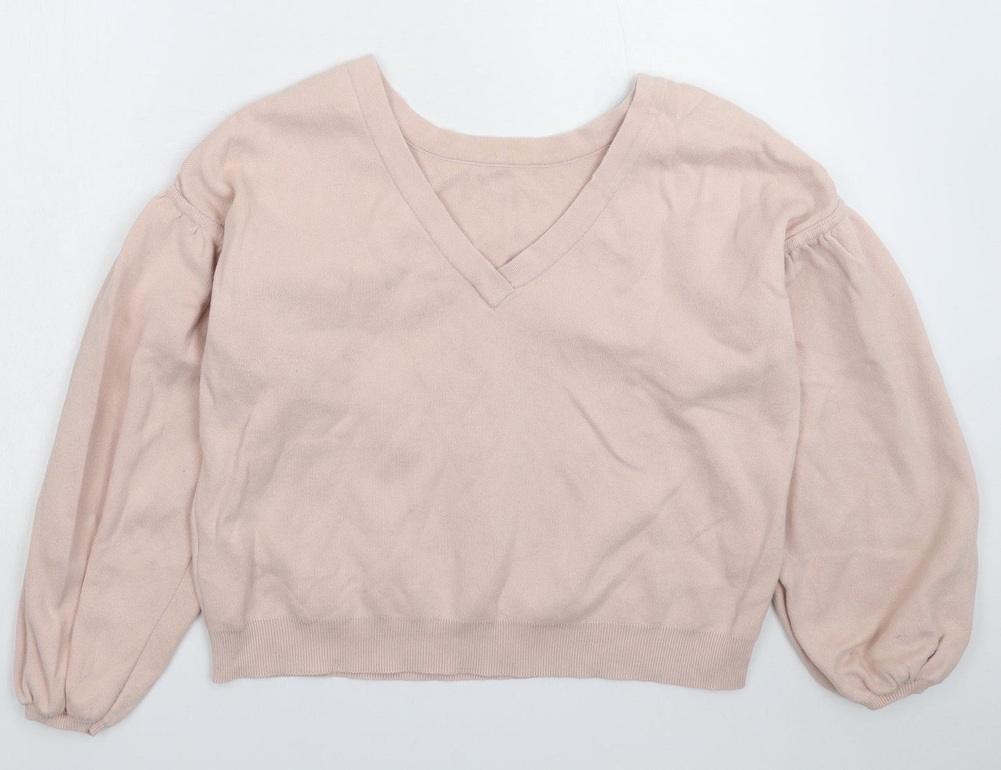 Womens UK Size 10 Topshop Pink Pullover Jumper