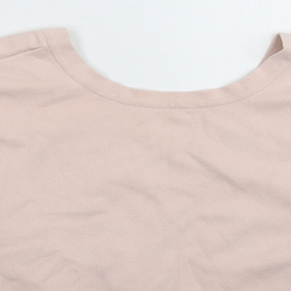Womens UK Size 10 Topshop Pink Pullover Jumper