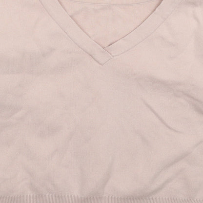 Womens UK Size 10 Topshop Pink Pullover Jumper