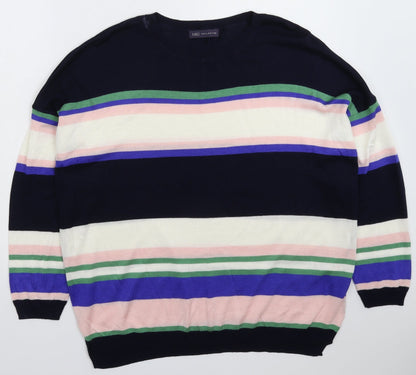 Womens UK Size XL Marks and Spencer Multicoloured Pullover Jumper