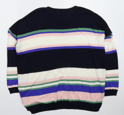 Womens UK Size XL Marks and Spencer Multicoloured Pullover Jumper