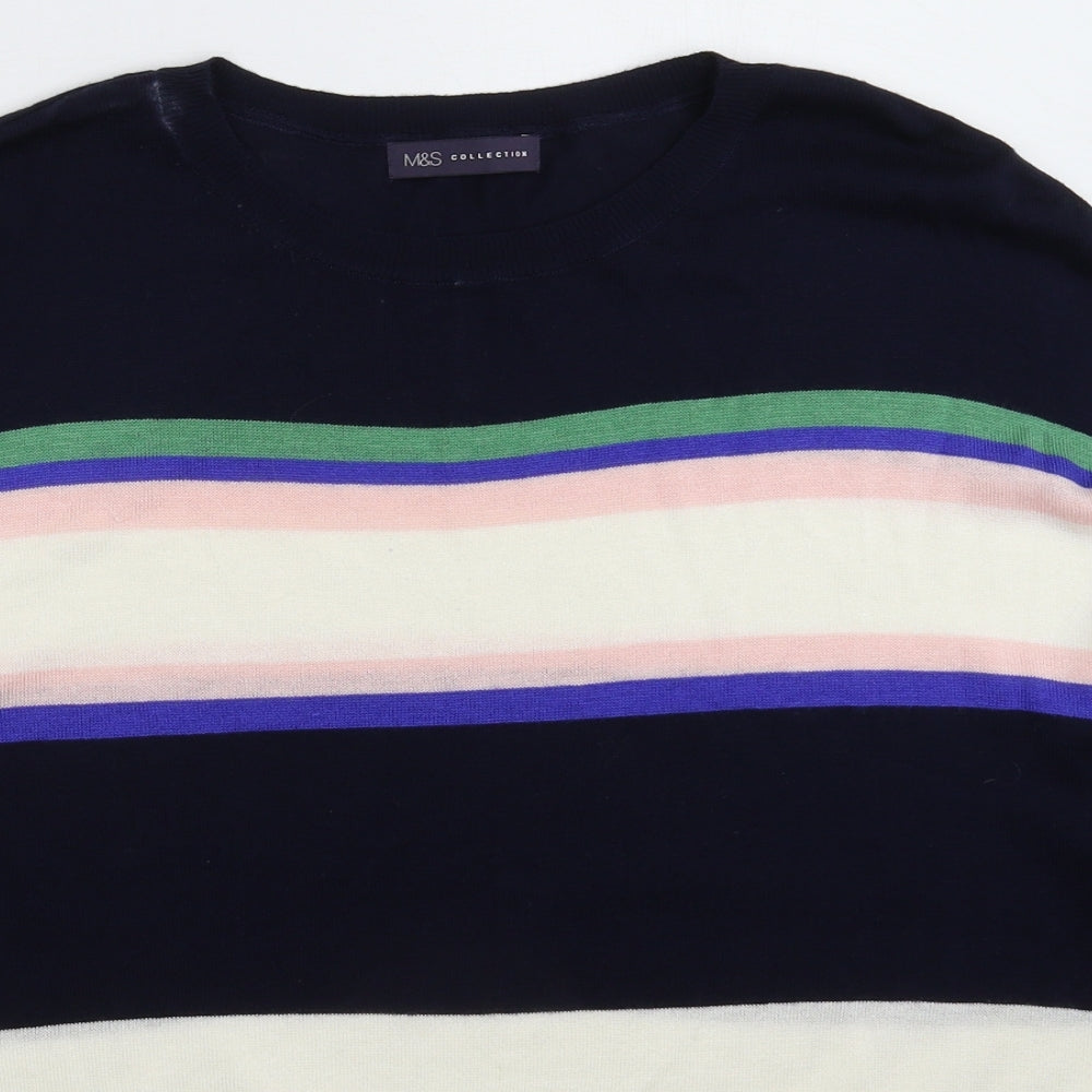 Womens UK Size XL Marks and Spencer Multicoloured Pullover Jumper