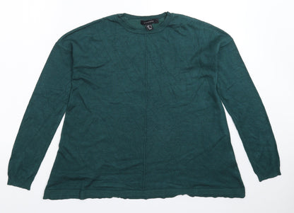 Womens UK Size 12 Atmosphere Green Pullover Jumper