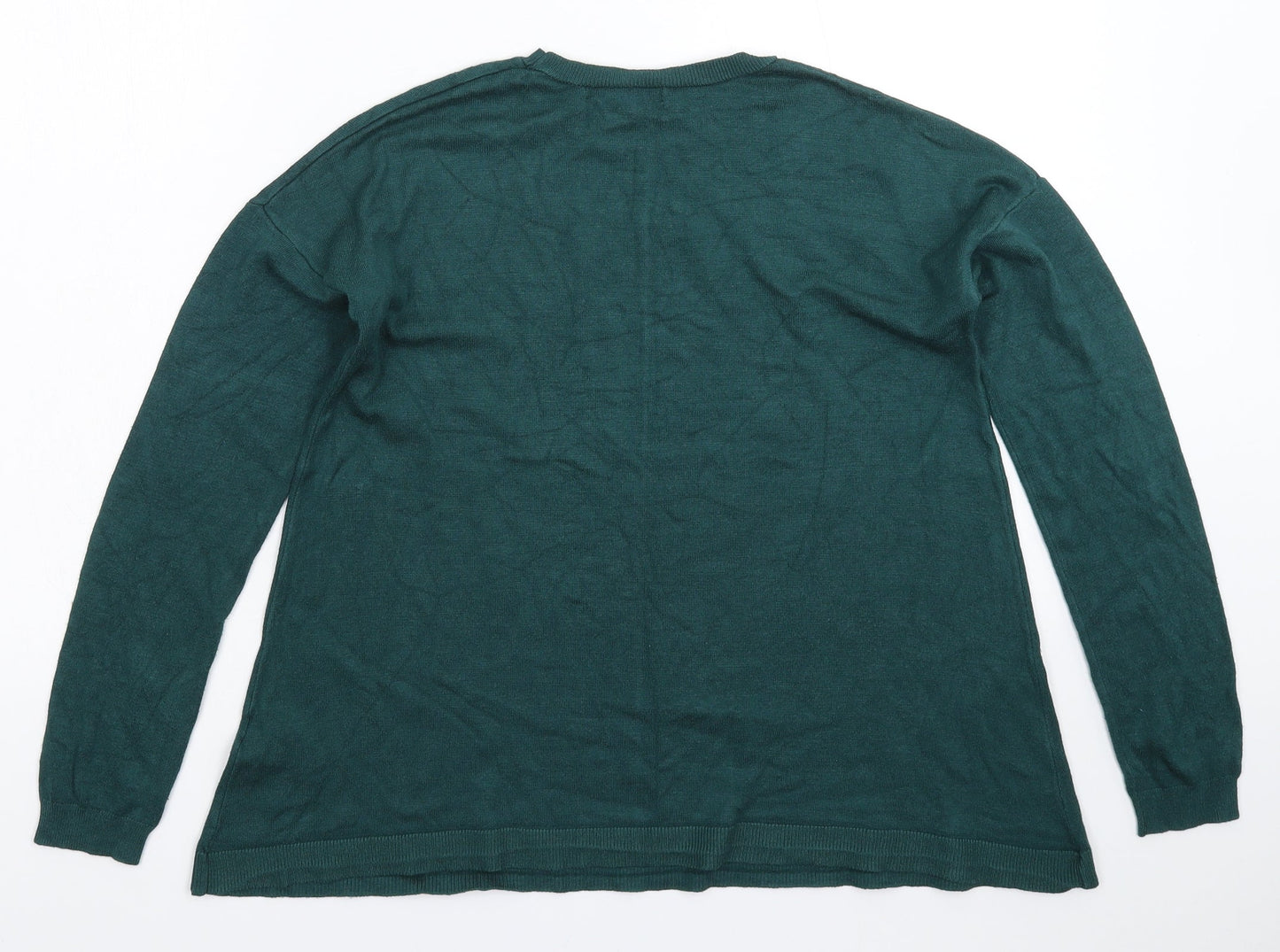 Womens UK Size 12 Atmosphere Green Pullover Jumper