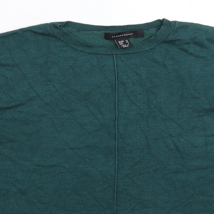 Womens UK Size 12 Atmosphere Green Pullover Jumper