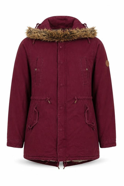 Native Youth Womens Purple   Parka Coat Size L