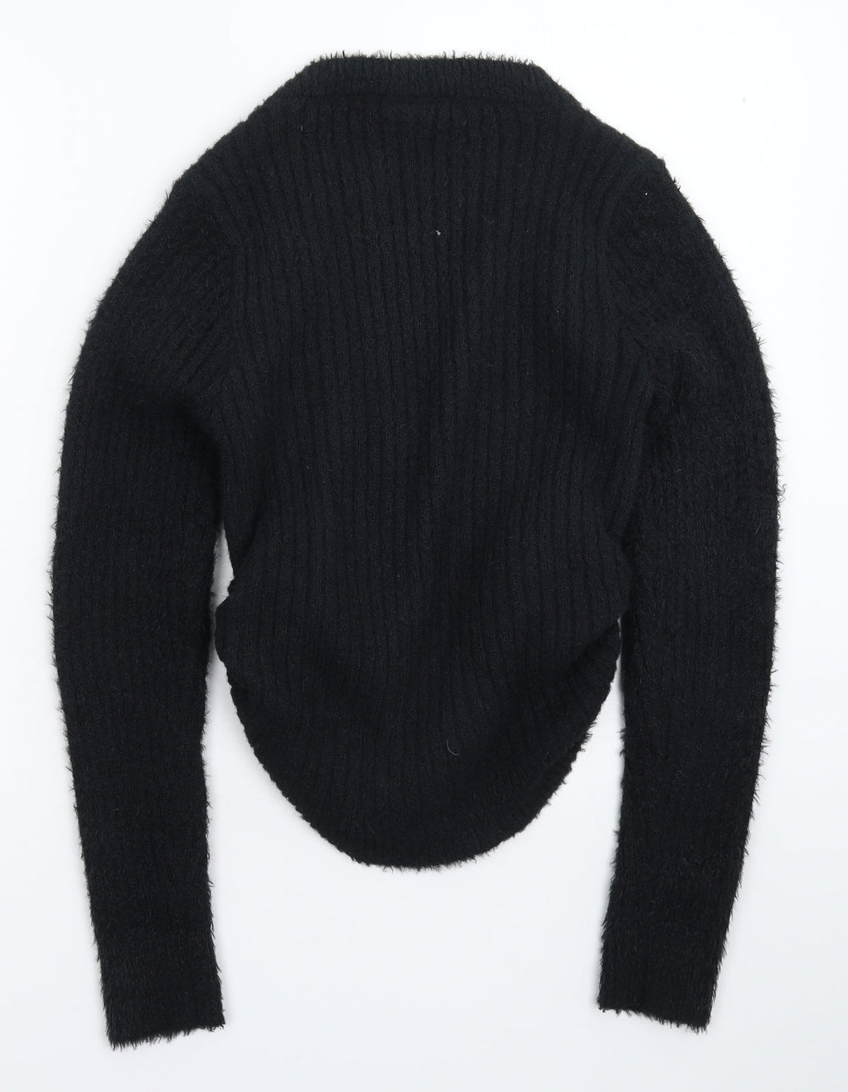 Back view of rue21 women’s black knit jumper, size S