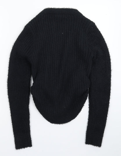 Back view of rue21 women’s black knit jumper, size S