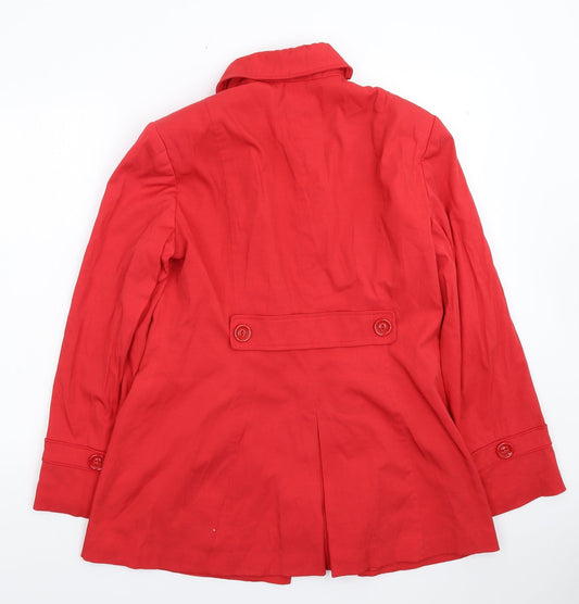 George Womens Red   Jacket  Size 14