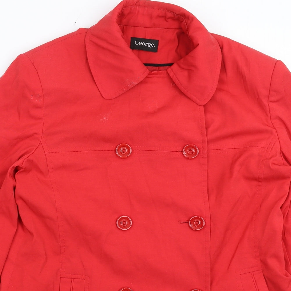 George Womens Red   Jacket  Size 14