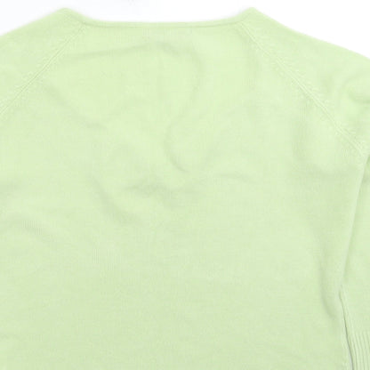 Womens UK Size L Debbie Morgan Green Pullover Jumper