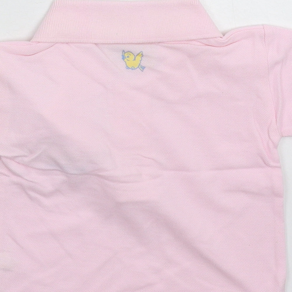 Larkwood Girls Orange   Pullover Polo Size 9-12 Months