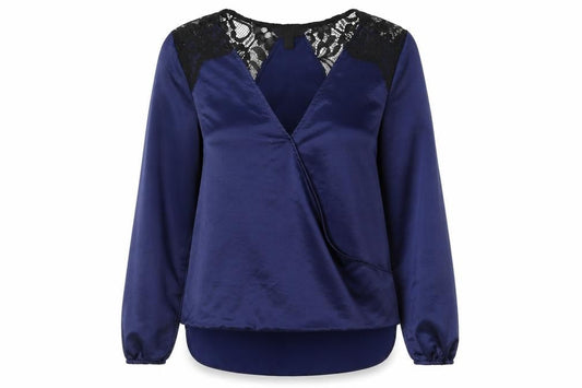 Womens UK Size 8 Lipsy Blue Basic Blouse