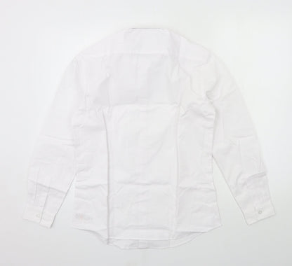 George Boys White   Basic Button-Up Size 13-14 Years