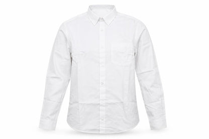 Front view of George boys’ white basic button-up, size 13-14, years