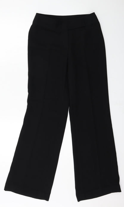 Womens UK Size 8 Marks and Spencer Regular Fit  Black Trousers