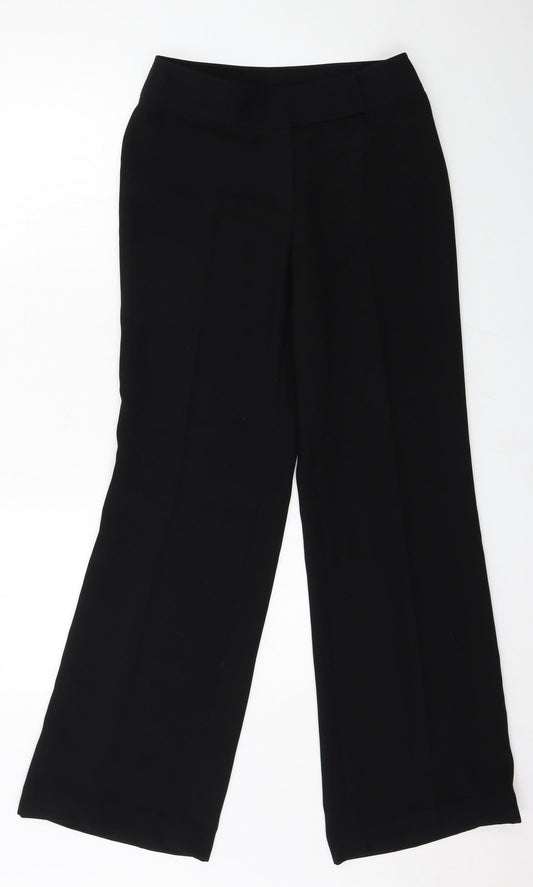 Womens UK Size 8 Marks and Spencer Regular Fit  Black Trousers
