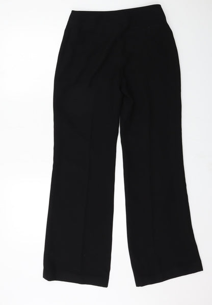Womens UK Size 8 Marks and Spencer Regular Fit  Black Trousers