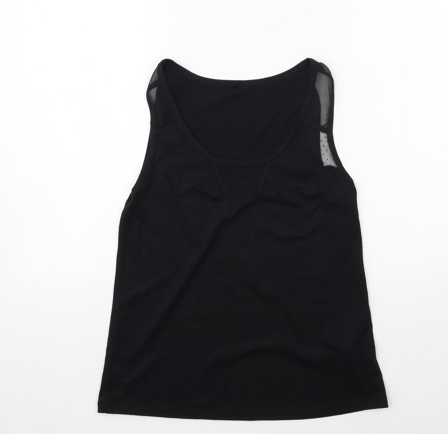 George Womens Black  Jersey Basic Tank Size 8