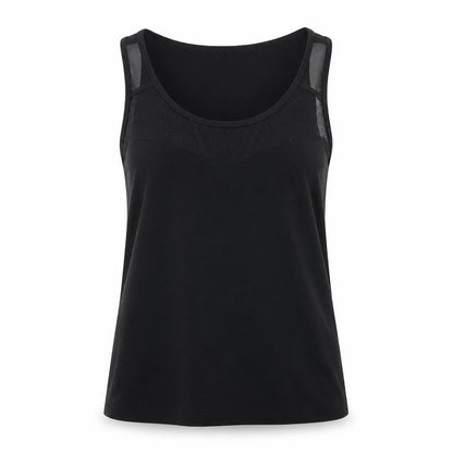 Womens UK Size 8 George Black Basic Tank