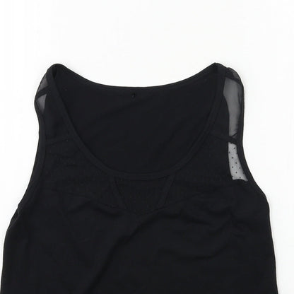 George Womens Black  Jersey Basic Tank Size 8