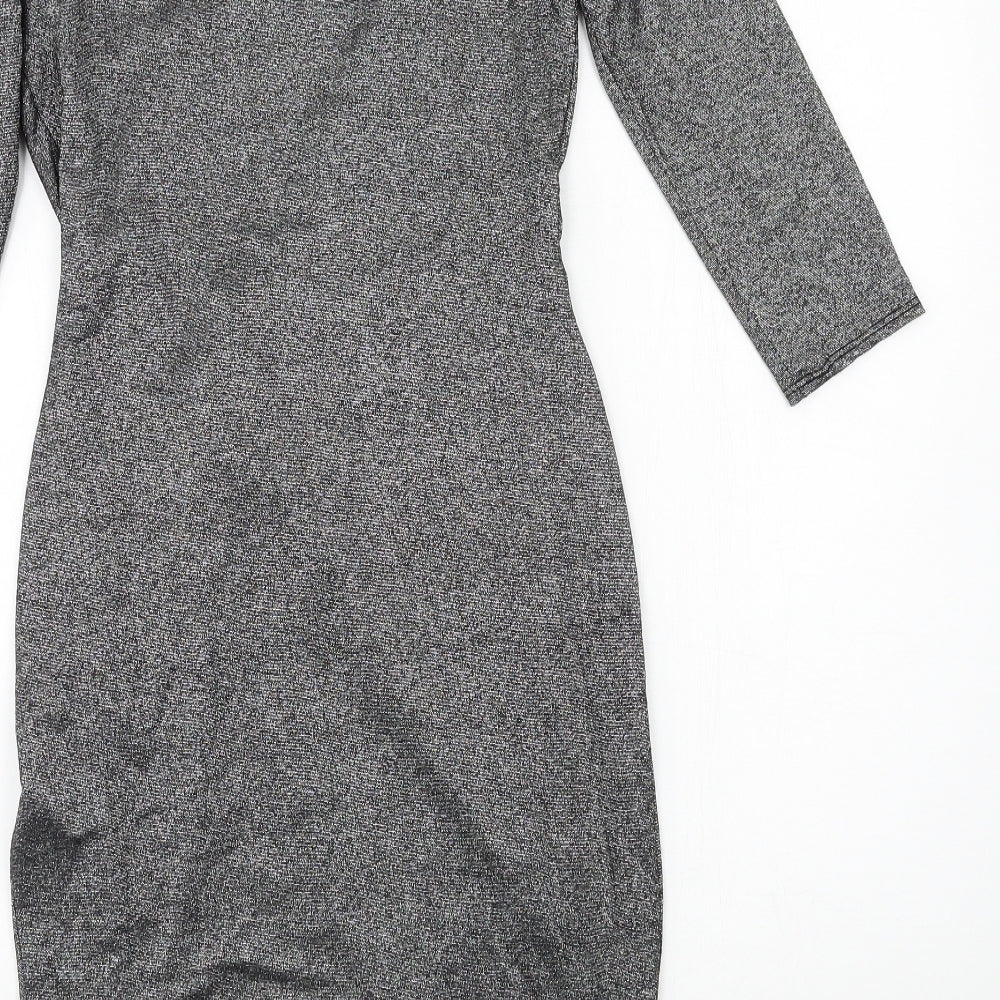 F&F Womens Grey  Jersey Bodycon  Size 6