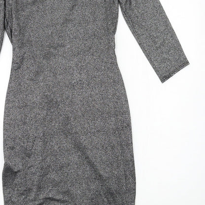 F&F Womens Grey  Jersey Bodycon  Size 6