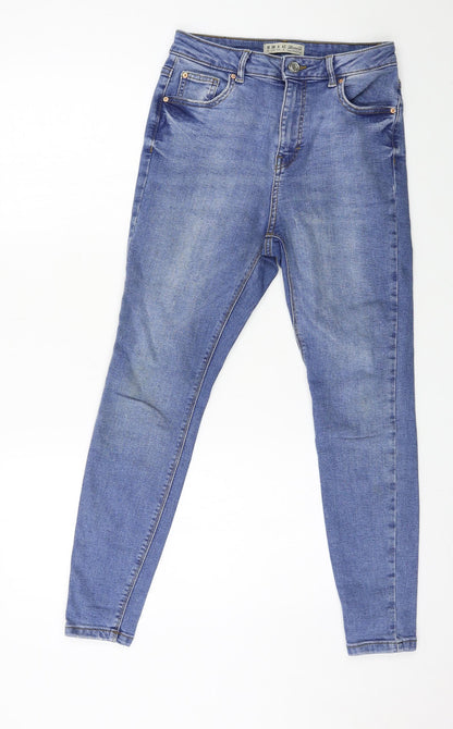 Denim & Co. Womens Blue  Denim Skinny Jeans Size 10 L25 in