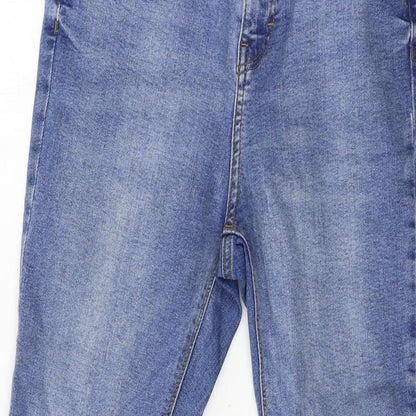 Denim & Co. Womens Blue  Denim Skinny Jeans Size 10 L25 in