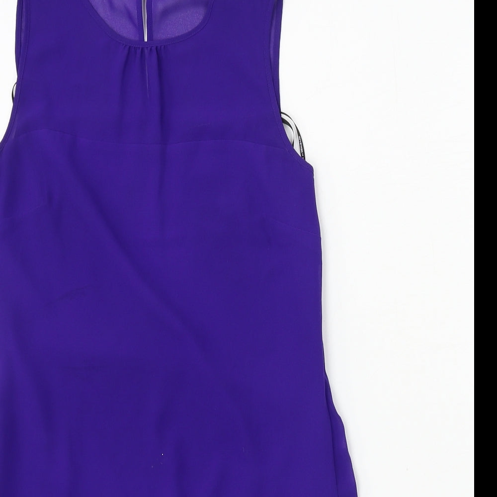 Principles Womens Purple  Rayon Tank Dress  Size 10