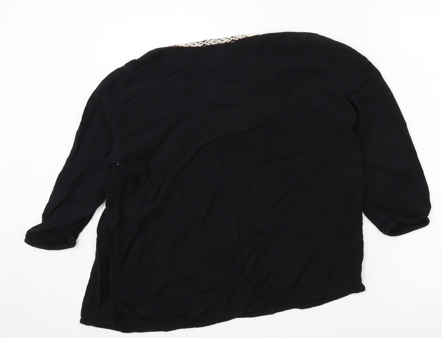 F&F Womens Black   Basic Blouse Size 10