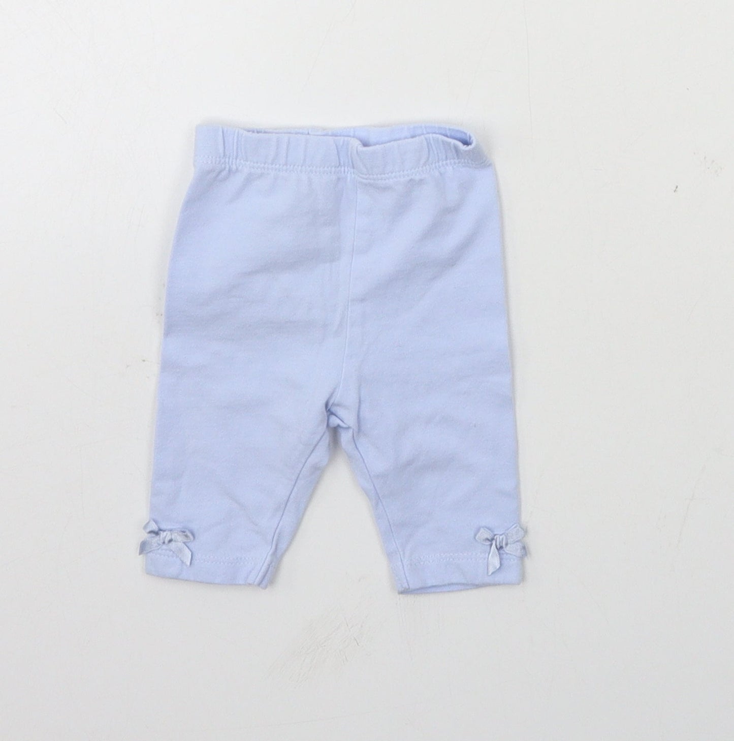 George Boys Blue  Jersey Jogger Trousers Size Newborn