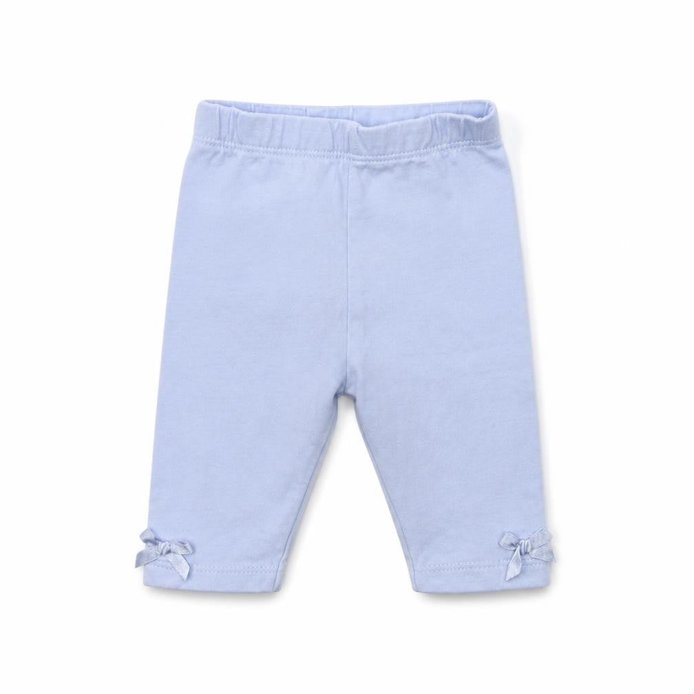 Front view of George boys’ blue jersey jogger trousers size newborn