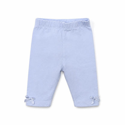 Front view of George boys’ blue jersey jogger trousers size newborn