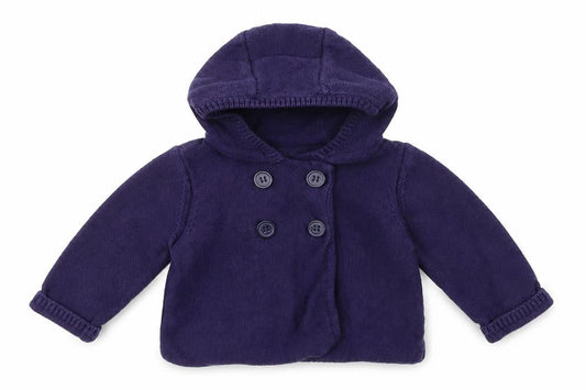 Mini Club Boys Blue  Knit Cardigan Jumper Size 3-6 Months