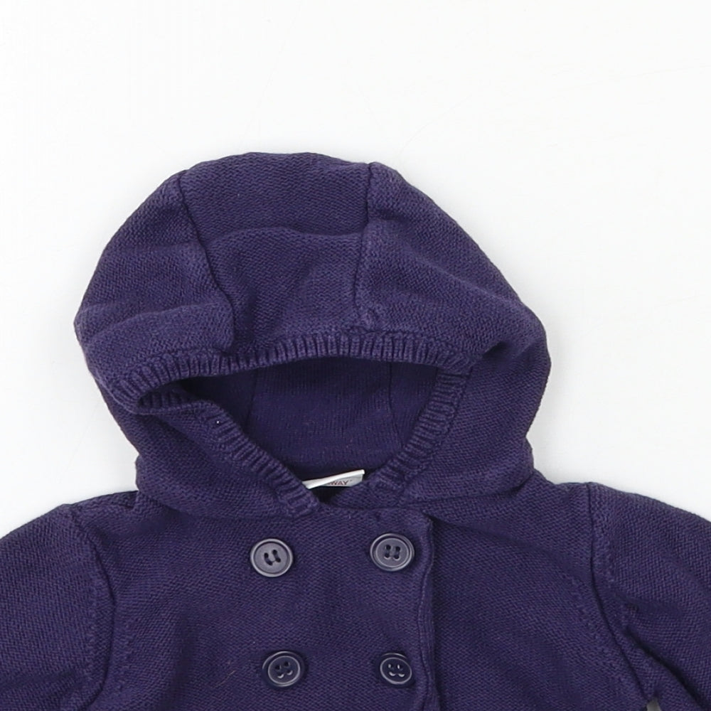 Mini Club Boys Blue  Knit Cardigan Jumper Size 3-6 Months