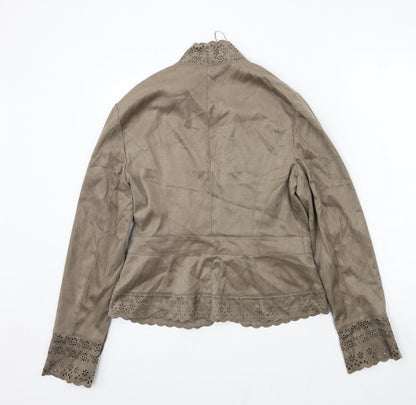 Womens UK Size 14 NEXT Brown Jacket
