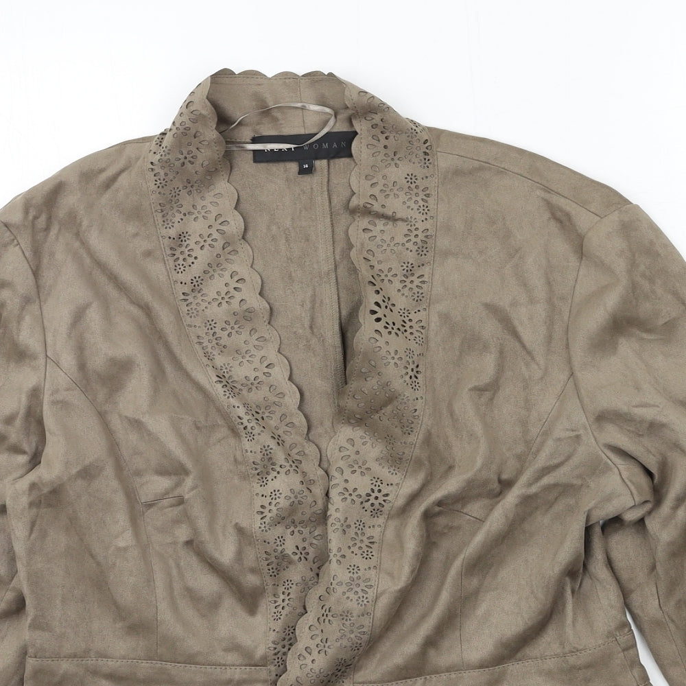 Womens UK Size 14 NEXT Brown Jacket