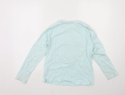 PEP & CO Girls Blue  Jersey Basic T-Shirt Size 10-11 Years  - OMG