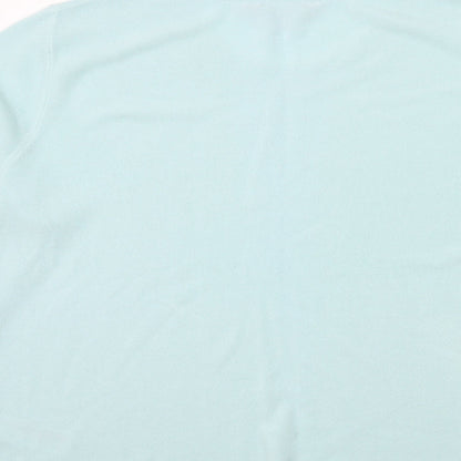 Brand and care label for Priciples women’s blue knit jumper, size UK 18