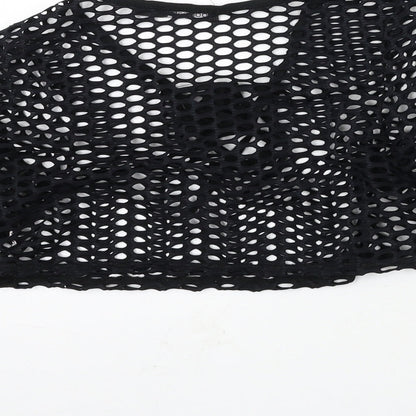 Boohoo Womens Black   Basic T-Shirt Size 10